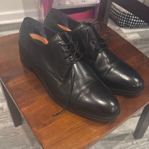 Cole Haan Black Leather Oxfords